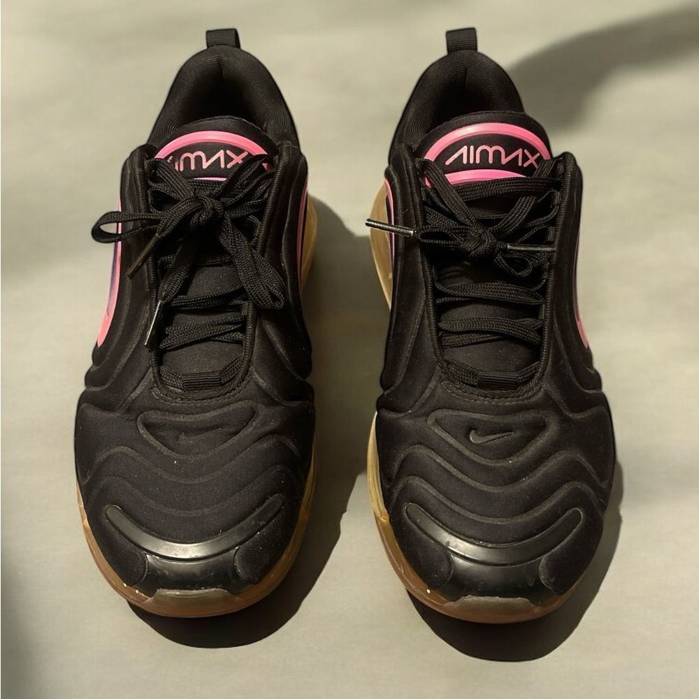Nike Air Max Black and Pink Sneakers